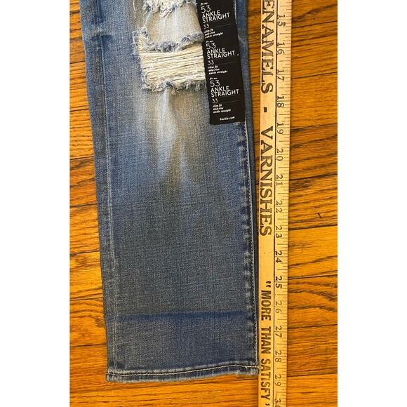 WOMEN'S BUCKLE BLACK Fit No. 53 HIGH RISE ANKLE STRAIGHT 33 - Picture 8 of 8